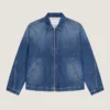 Kurtka z szwami couture z ciemnoniebieskiego denimu Kurtka z szwami couture z ciemnoniebieskiego denimu