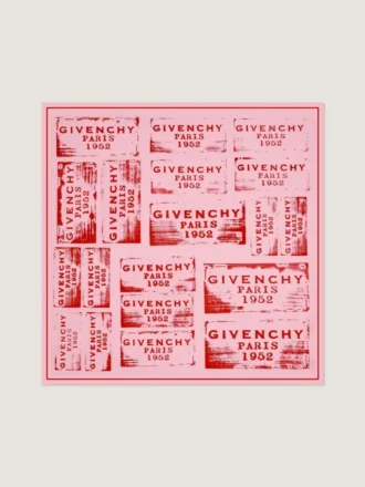 Kwadratowa chustka Givenchy z jedwabiu Kwadratowa chustka Givenchy z jedwabiu