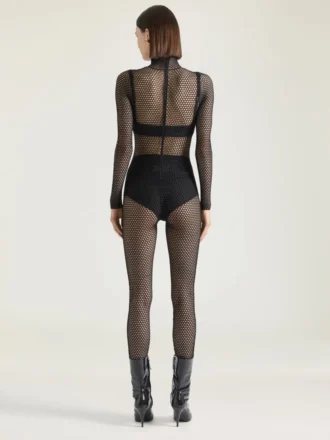 Kombinezon z siateczki z charakterystycznym motywem Givenchy