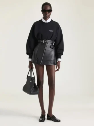 Bluza z polaru z nadrukiem stempla Givenchy