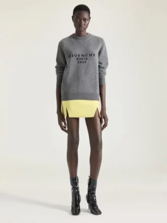 Sweter z wełny i kaszmiru z charakterystycznym logo Givenchy