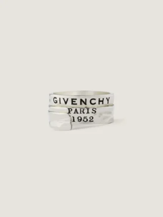 Pierścionek Givenchy Tape z metalu i emalii