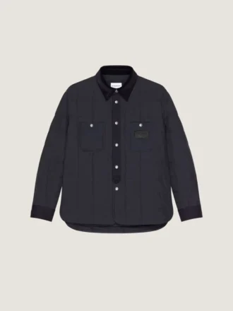 Pikowana koszula z szwami couture i naszywką Givenchy Paris Pikowana koszula z szwami couture i naszywką Givenchy Paris