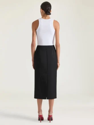 Koszulka bez rękawów Slim Fit z bawełny z nadrukiem Givenchy Paris