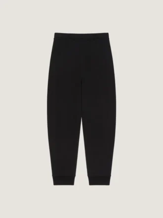 Spodnie jogger z szwami couture z materiału scuba
