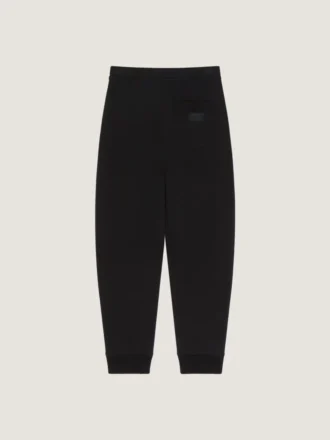 Spodnie jogger z szwami couture z materiału scuba