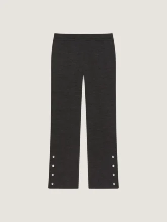Spodnie jogger z wełny z grosgrainem Givenchy Paris