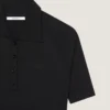Sukienka polo midi z dzianiny o efekcie drugiej skóry Sukienka polo midi z dzianiny o efekcie drugiej skóry
