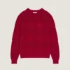 Sweter w kratę z dzianiny bawełnianej Sweter w kratę z dzianiny bawełnianej
