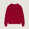 Sweter w kratę z dzianiny bawełnianej Sweter w kratę z dzianiny bawełnianej