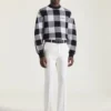Spodnie o prostym kroju z wełny i moheru Spodnie o prostym kroju z wełny i moheru