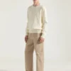 Sweter z dzianiny bawełnianej z haftem Givenchy Paris Sweter z dzianiny bawełnianej z haftem Givenchy Paris