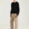 Sweter z dzianiny bawełnianej z haftem Givenchy Paris Sweter z dzianiny bawełnianej z haftem Givenchy Paris
