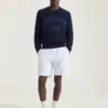 Sweter z dzianiny bawełnianej z haftem Givenchy Paris Sweter z dzianiny bawełnianej z haftem Givenchy Paris