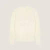 Sweter z dzianiny bawełnianej z haftem Givenchy Paris Sweter z dzianiny bawełnianej z haftem Givenchy Paris