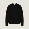 Sweter z dzianiny bawełnianej z haftem Givenchy Paris Sweter z dzianiny bawełnianej z haftem Givenchy Paris