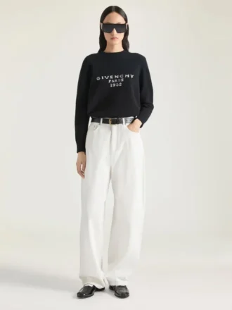 Sweter z wełny i kaszmiru z charakterystycznym logo Givenchy