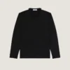 Sweter z wełny z detalami z grosgrainu Sweter z wełny z detalami z grosgrainu