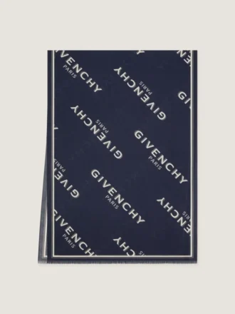 Szala Givenchy Shadow z wełny i jedwabiu