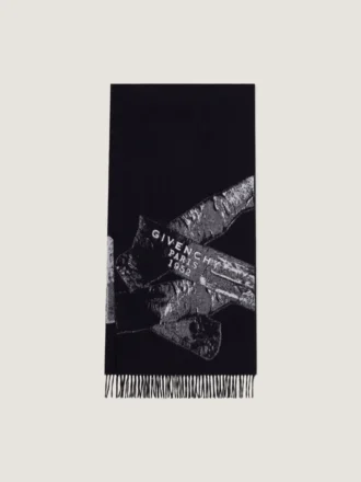Szalik Givenchy Tape z kaszmiru Szalik Givenchy Tape z kaszmiru