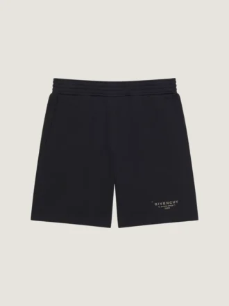 Szorty bermudy z polaru z nadrukiem stempla Givenchy