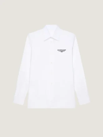 z bawełnianej popeliny z haftowanym logo Givenchy z bawełnianej popeliny z haftowanym logo Givenchy