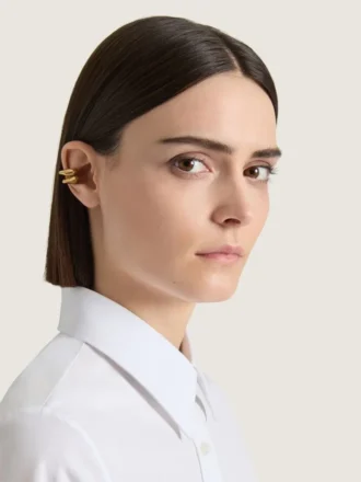 Zestaw kolczyków typu earcuff z motywem nasion klonu w metalowym wykończeniu Zestaw kolczyków typu earcuff z motywem nasion klonu w metalowym wykończeniu